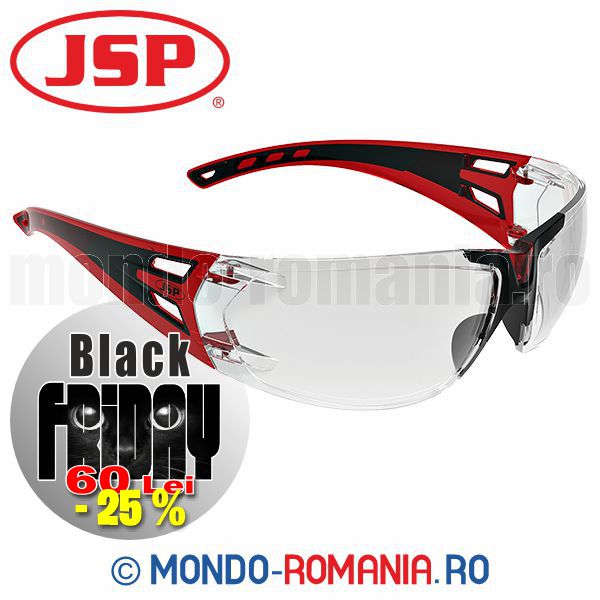 JSP Forceflex™3 PREMIER Red/Black - Ochelari profesionali de lucru 